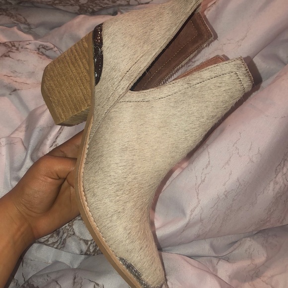 SOLD Jeffrey Campbell cowhide booties - Picture 8 of 11
